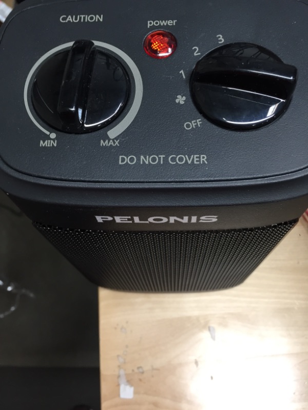 Photo 2 of Pelonis
1500-Watt 9 in. Electric Personal Ceramic Space Heater with Thermostat