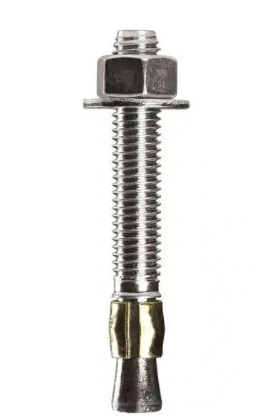 Photo 1 of 1/2 in. x 3-3/4 in. Wedge Anchor (25-Pack)