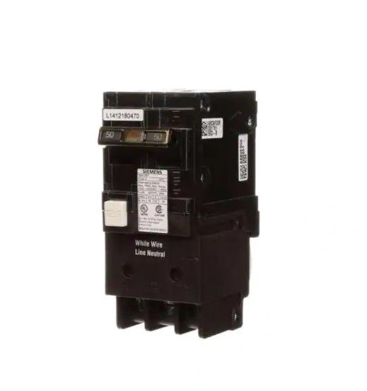 Photo 1 of Siemens
50 Amp Double Pole Type QPF GFCI Circuit Breaker