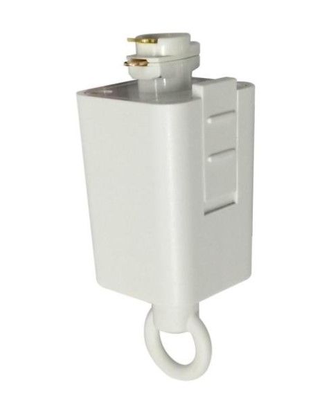 Photo 1 of **PACK OF 2**
120-Volt 150-Watt White Linear Track Pendant or Chandelier Adapter
