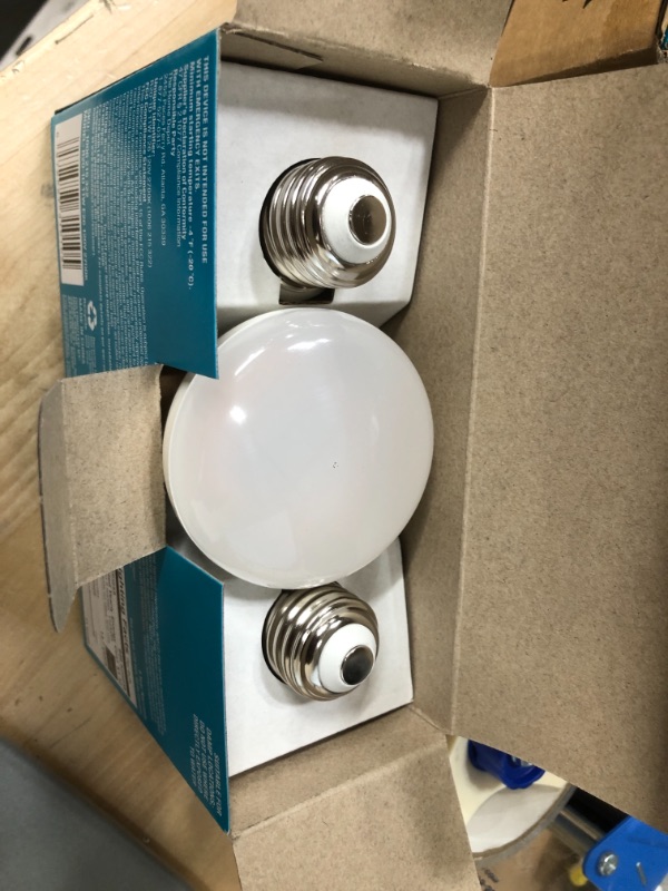 Photo 2 of **PACK OF 2**
75-Watt Equivalent R20 Dimmable ENERGY STAR LED Light Bulb Soft White 2700K (3-Pack)
