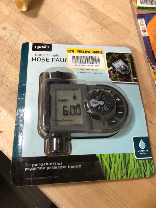 Photo 2 of 1-Outlet Hose Faucet Timer
