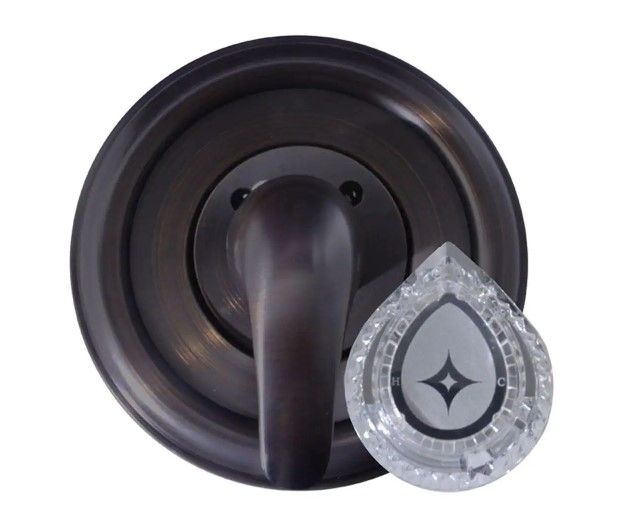 Photo 1 of 1-Handle Valve Trim Kit in Oil Rubbed Bronze for MOEN Tub/Shower Faucets (Valve Not Included)
