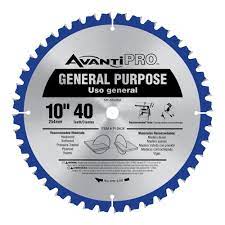 Photo 1 of 10 in. x 40-Tooth General Purpose Circular Saw Blade
