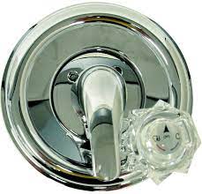 Photo 1 of 1-Handle Valve Trim Kit in Chrome for Delta Tub/Shower Faucets (Valve Not Included)
