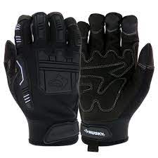 Photo 1 of Husky
Large Synthetic Leather Performance Impact Work Glove with Touchscreen Capability