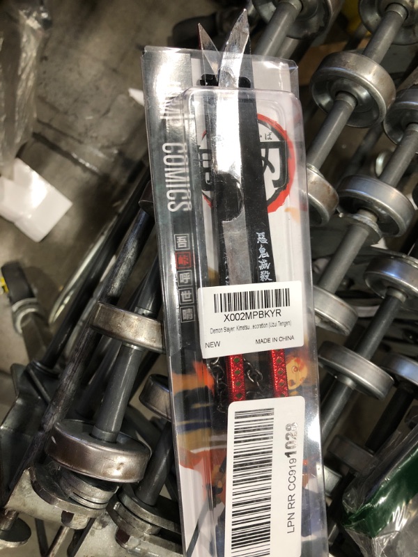 Photo 1 of Demon Slayer 1/6 Size 10'' Uzui Tengen Sword Samurai Sword Katana Knife Action Figures Game Collection Sword Toys Sword Party Supplies Gift Sword Metal Room Decoration (Uzui Tengen)
