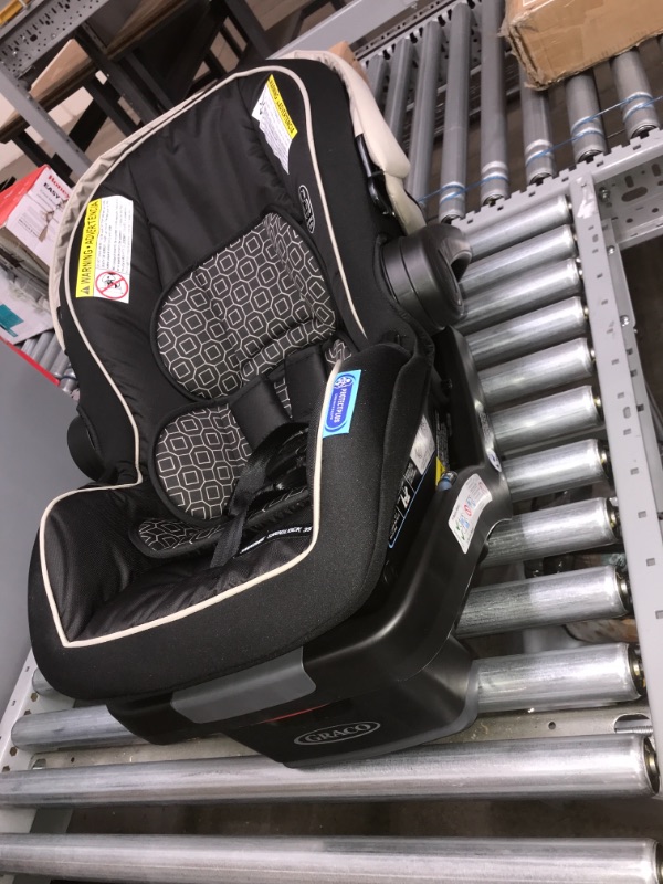 Photo 2 of Graco SnugRide SnugLock 35 LX Infant Car Seat | Baby Car Seat, Pierce
