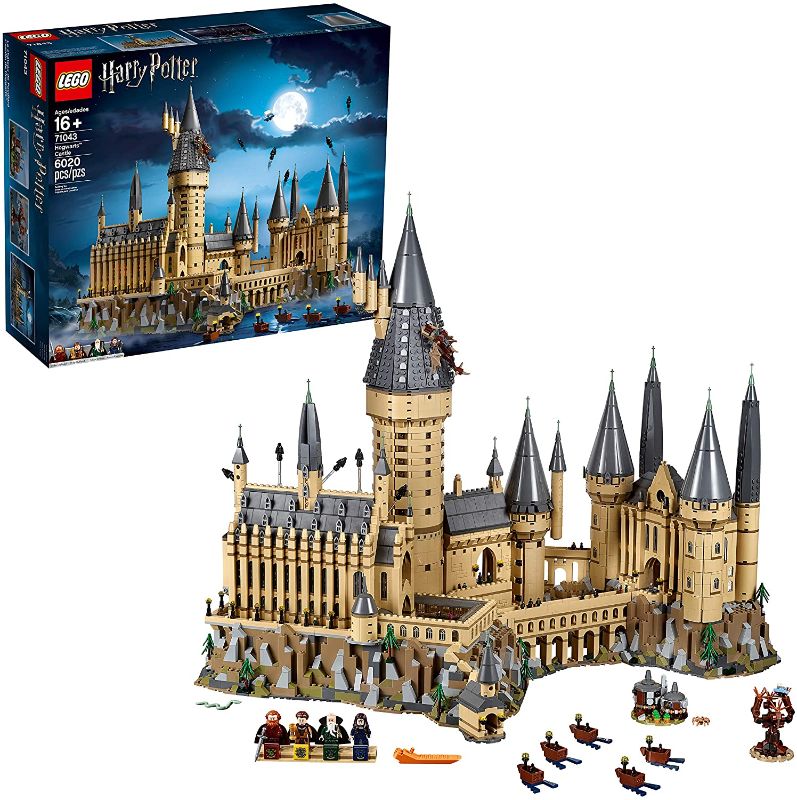 Photo 1 of LEGO Harry Potter Hogwarts Castle 71043 Castle Model Building Kit with Harry Potter Figures Gryffindor, Hufflepuff, and More