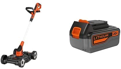 Photo 1 of 
BLACK+DECKER 3-in-1 Lawn Mower with Extra Lithium Battery 3.0 Amp Hour (MTC220 & LB2X3020-OPE)