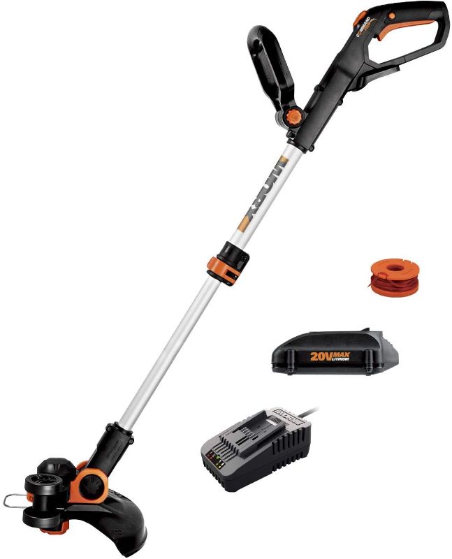 Photo 1 of WORX WG163.8 GT 3.0 20V PowerShare 12" Cordless String Trimmer & Edger, 12in, 1 Battery and Quick Charger Included
