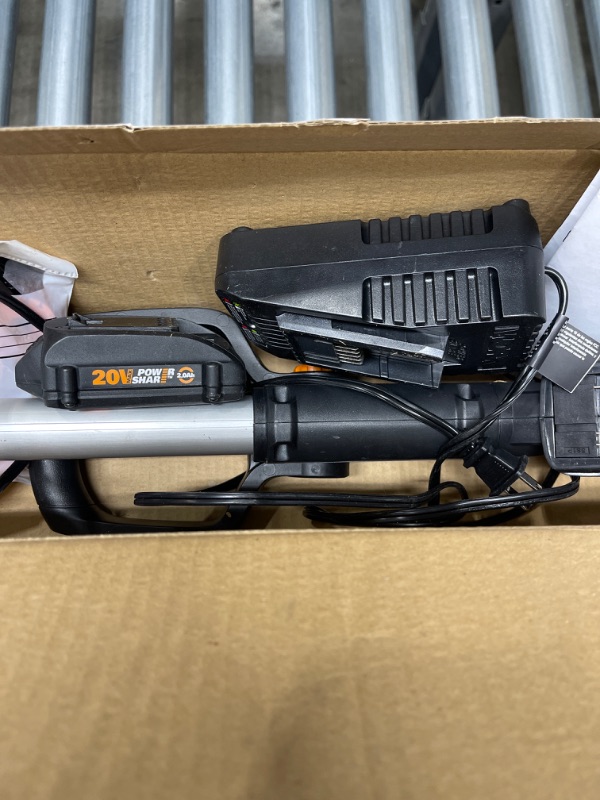 Photo 1 of WORX WG163.8 GT 3.0 20V PowerShare 12" Cordless String Trimmer & Edger, 12in, 1 Battery and Quick Charger Included
