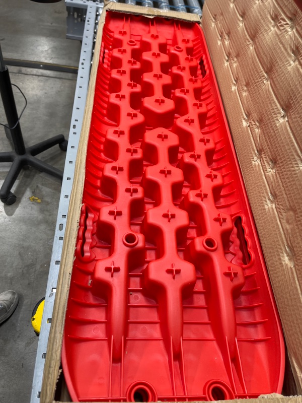 Photo 2 of X-BULL New Recovery Traction Tracks Sand Mud Snow Track Tire Ladder 4WD (Red