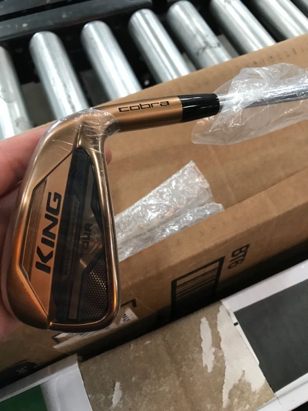 Photo 2 of *Cobra Golf 2021 Men's King Mim Tour Copper 6 Iron 
hand orientation: right 
flex: stiff
material: stainless steel
shaft material: alloy steel
grip size: standard
