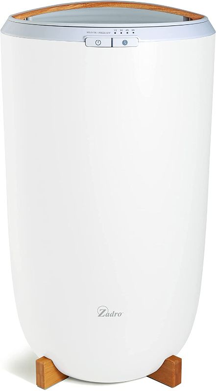 Photo 1 of Zadro Ultra Large Luxury Bucket-Style Towel Warmer with Auto Shut Off and 4 Timer Settings for Bathroom, White