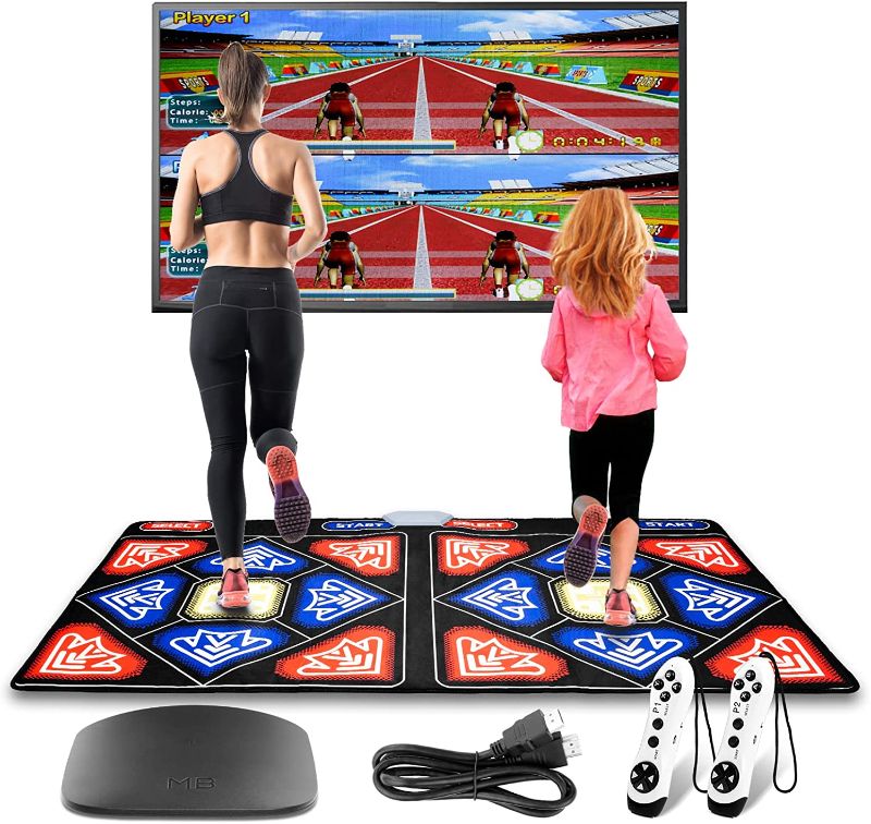 Photo 1 of (SIMILAR CHECK PHOTO'S)  Electronic Dance Mat for Adult Kids, Double Game Dance Floor Mats with Rechargeable Host & Remote Controller