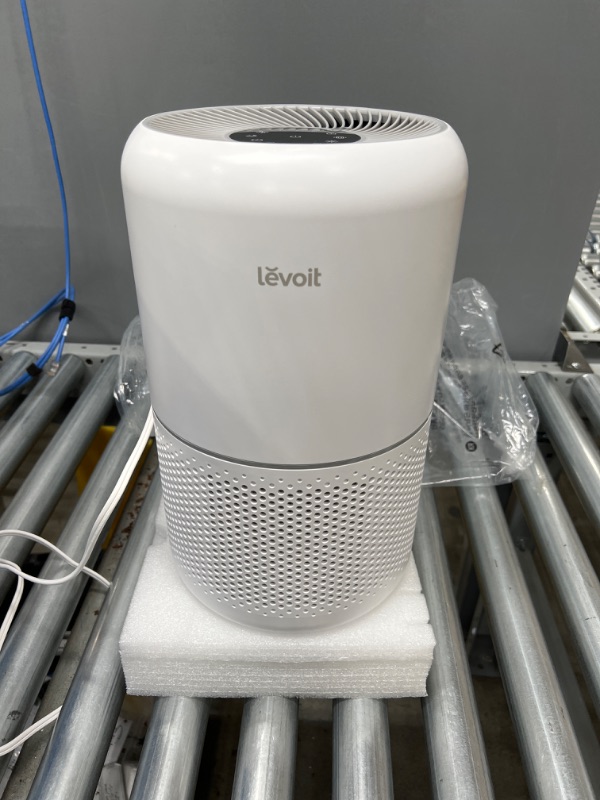 Photo 3 of LEVOIT Air Purifier for Home Allergies Pets Hair in Bedroom, H13 True HEPA Filter, 24db Filtration System Cleaner Odor Eliminators, Ozone Free, Remove 99.97% Dust Smoke Mold Pollen, Core 300, White
