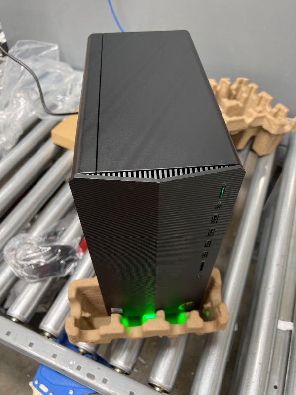 Photo 2 of HP Pavilion Gaming Desktop, NVIDIA GeForce GTX 1650 Super, Intel Core i3-10100, 8 GB DDR4 RAM, 256 GB PCIe NVMe SSD, Windows 11, USB Mouse and Keyboard, Compact Tower Design (TG01-1022, 2020)
