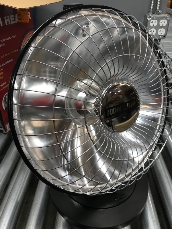 Photo 1 of *SIMILAR TO STOCK IMAGE* Konwin Oscillating Dish Heater with Adjustable Thermostat