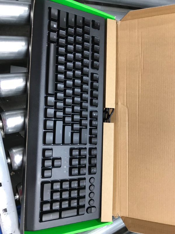 Photo 2 of ***NEEDS REPAIR***PARTS ONLY*** NOT FULLY FUNCTIONAL*** Razer Cynosa V2 Wired Gaming Keyboard, Black (RZ03-03400200-R3U1)
