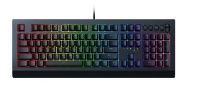 Photo 1 of ***NEEDS REPAIR***PARTS ONLY*** NOT FULLY FUNCTIONAL*** Razer Cynosa V2 Wired Gaming Keyboard, Black (RZ03-03400200-R3U1)
