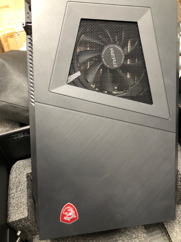 Photo 4 of MSI - MPG Trident 3 Gaming Desktop 11th Gen i5-11400F Hexa-core 2.60 GHz 16GB NVIDIA GeForce RTX 3060 AERO ITX RAM 512GB SSD - Black Accessories Not Included (Mouse and Keyboard Not Included)
