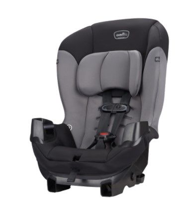 Photo 1 of Evenflo Sonus Harness Convertible Car Seat, Solid Print Charcoal Sky
