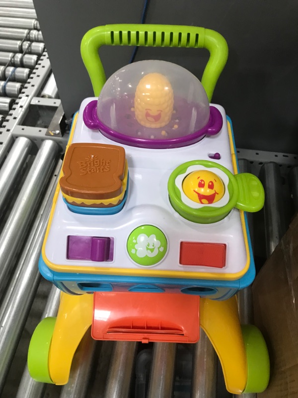 Photo 3 of Bright Starts Giggling Gourmet 4-in-1 Shop ‘n Cook Walker Shopping Cart Push Toy, Ages 6 months +
