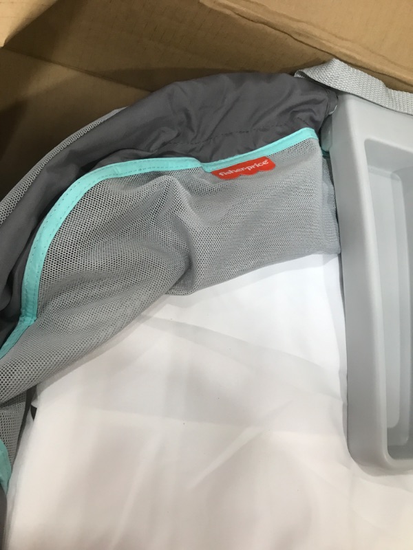 Photo 1 of Fisher-Price On-the-Go Baby Dome, Grey/Blue/Yellow/White
