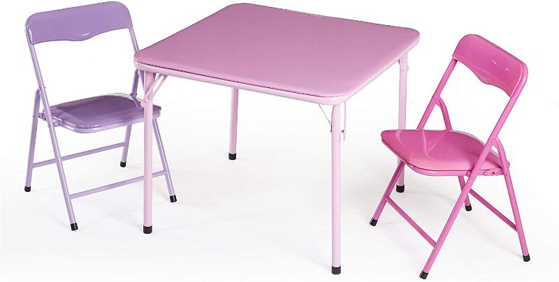 Photo 1 of Heritage Kids 3Piece Table & Chair Set, Pink, 3 Piece
