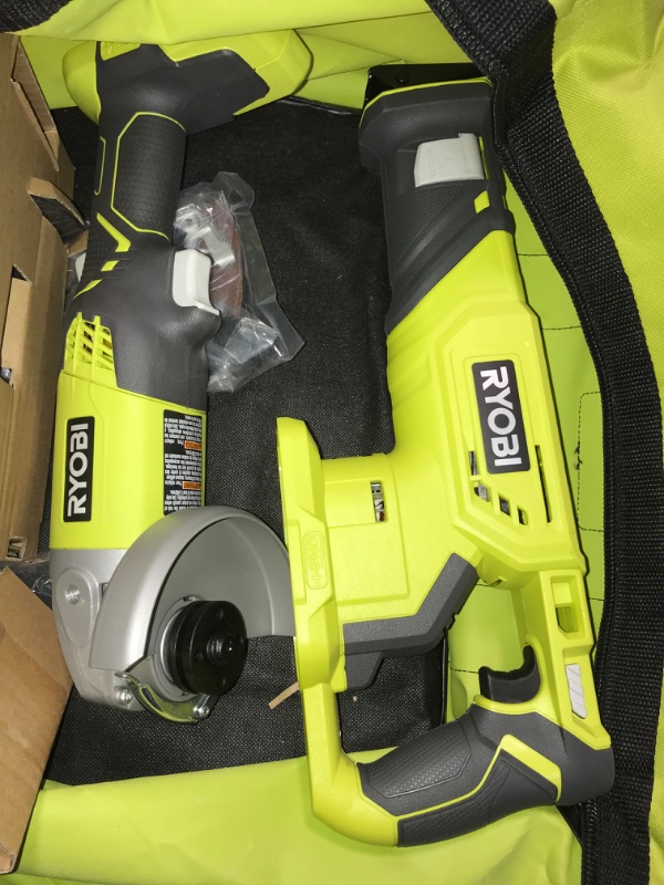 Photo 20 of RYOBI ONE+ 18V Cordless 12-Tool Combo Kit with 3 Batteries and Charger