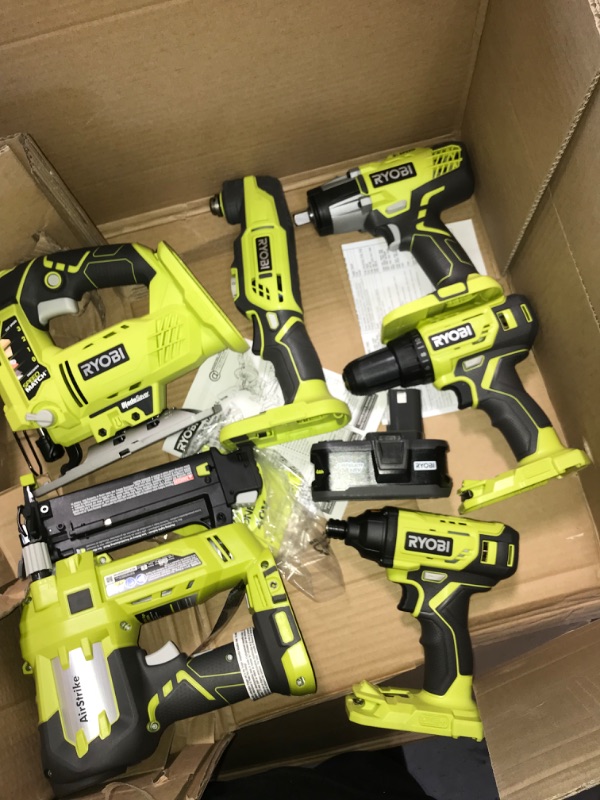 Photo 5 of RYOBI ONE+ 18V Cordless 12-Tool Combo Kit with 3 Batteries and Charger