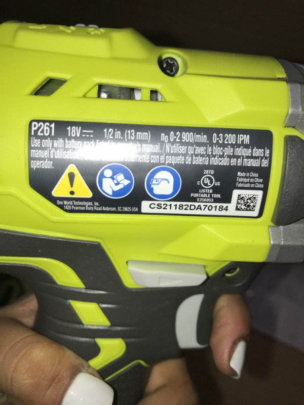 Photo 13 of RYOBI ONE+ 18V Cordless 12-Tool Combo Kit with 3 Batteries and Charger