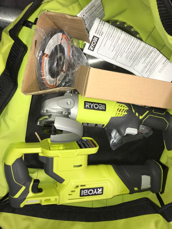 Photo 8 of RYOBI ONE+ 18V Cordless 12-Tool Combo Kit with 3 Batteries and Charger