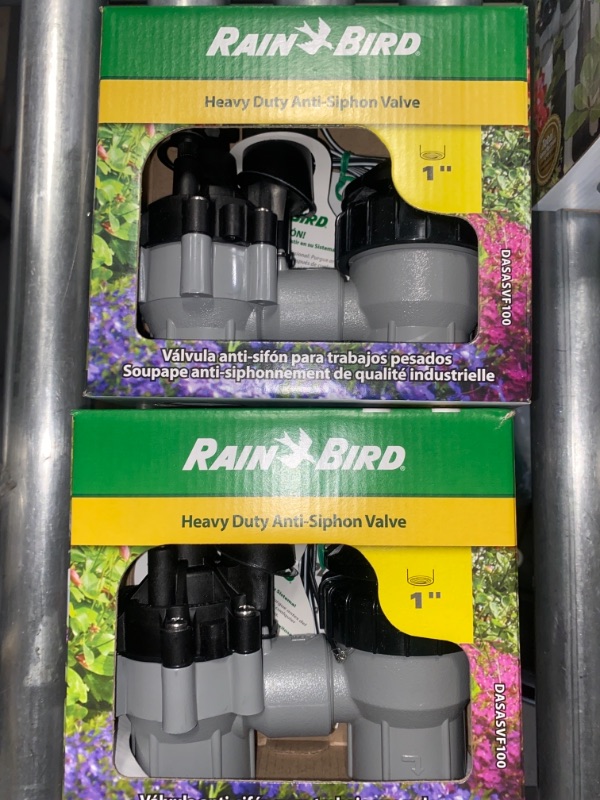 Photo 3 of 2pck- Rain Bird 1 in. Anti-Siphon Irrigation Valve With Flow Control