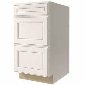 Photo 1 of  24"x36"  White Shaker Kitchen Base Cabinet 3 drawer base 

