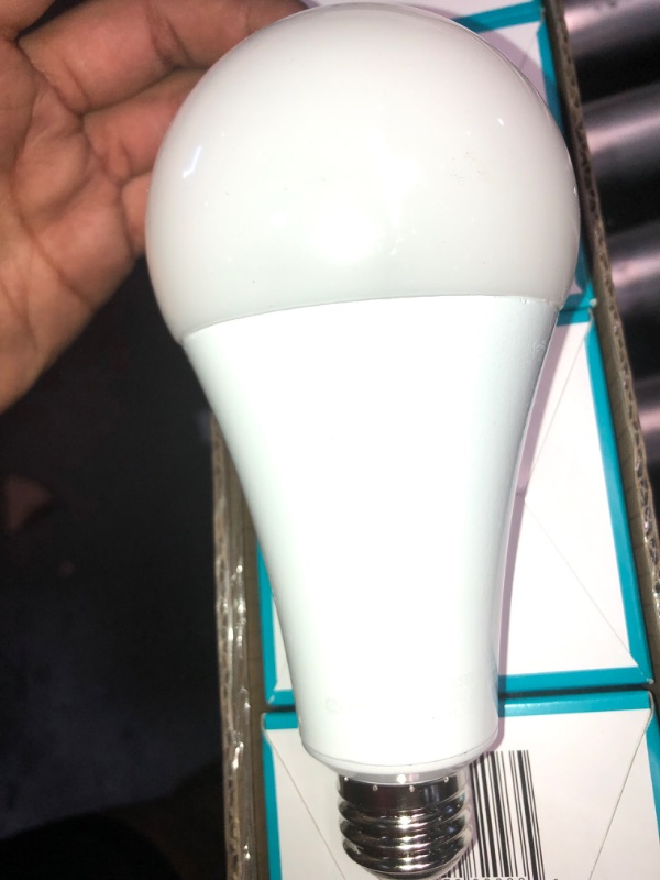 Photo 2 of 3PCK- EcoSmart 300-Watt Equivalent A23 Energy Star Dimmable E26 Medium LED Light Bulb Bright White 3000K 