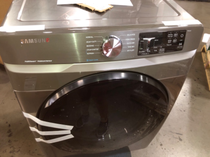 Photo 2 of Samsung 7.5 cu. ft. Platinum Electric Dryer with Steam