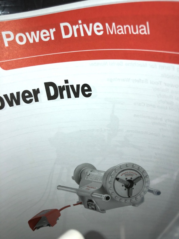 Photo 1 of RIDGID 115V 57 RPM Model 300 Power Drive Complete Pipe Threading Machine