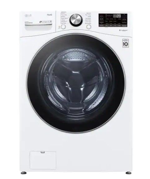 Photo 1 of UNABLE TO FULLY TEST
27 in. 5.0 cu. ft. Mega Capacity White Smart Front Load Washing Machine with TurboWash360, Steam
