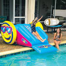 Photo 1 of Fun Slide Pool Slide with Sprinkler
