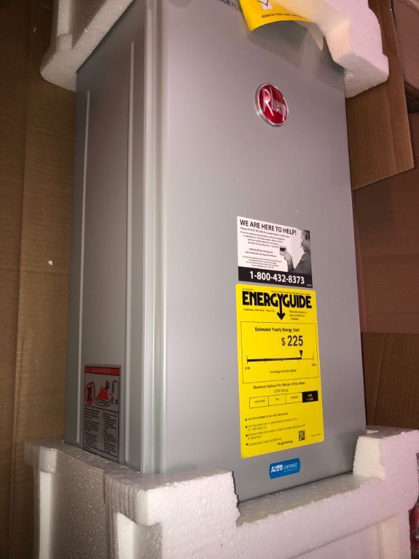 Photo 6 of Rheem Performance Plus 8.4 GPM Natural Gas Indoor Tankless Water Heater