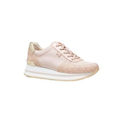 Photo 1 of Michael Michael Kors Women's Monique Trainer Lace-up Sneakers - Ballet Pink Logo 7.0
