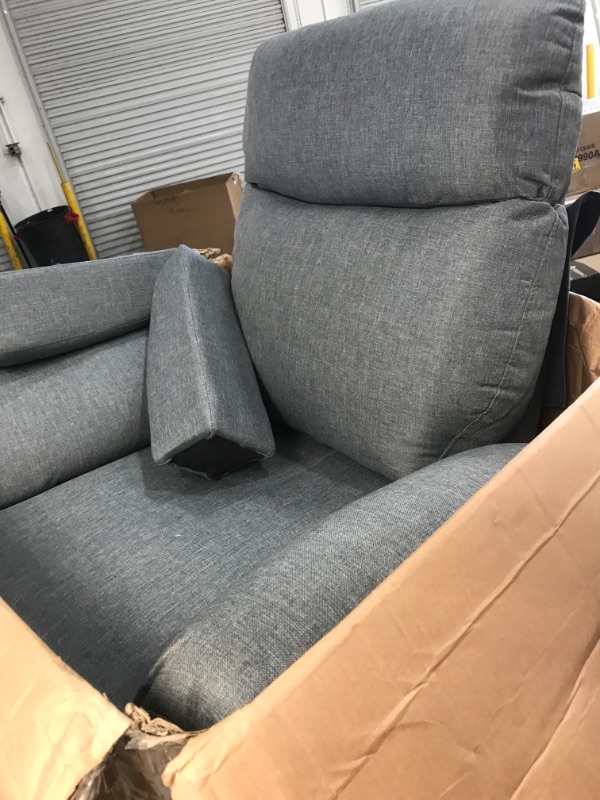 Photo 3 of ***PARTS ONLY*** Christopher Knight Home Edwin Recliner, Grey 
