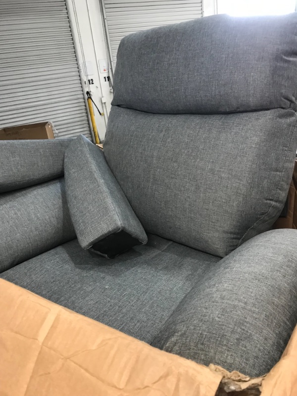 Photo 2 of ***PARTS ONLY*** Christopher Knight Home Edwin Recliner, Grey 
