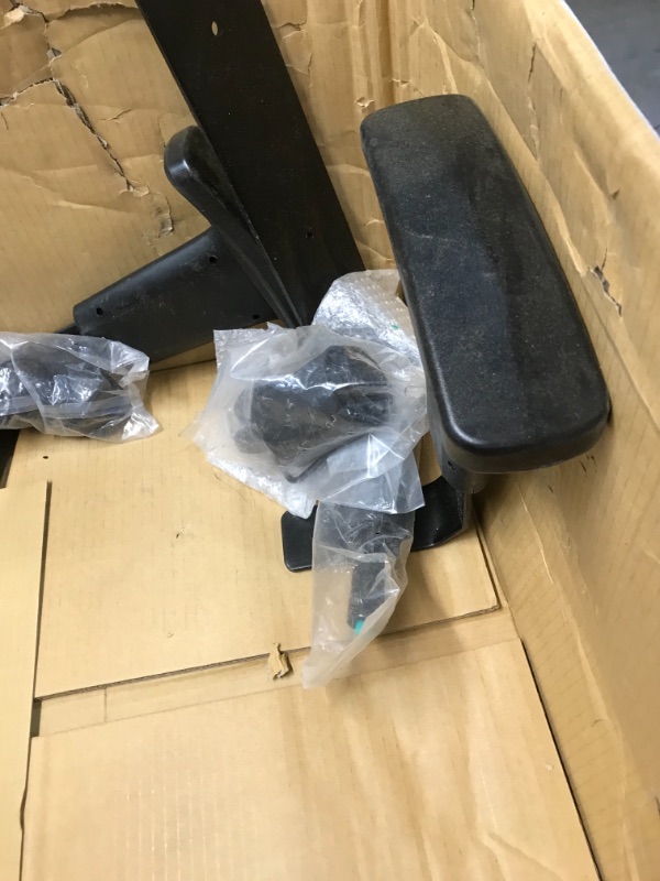 Photo 1 of Lorell LLR86802 Executive High-Back Swivel Chair Black
