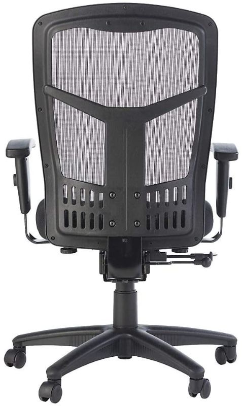 Photo 1 of Lorell LLR86802 Executive High-Back Swivel Chair Black
