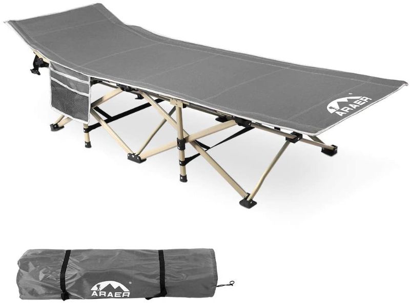 Photo 1 of SIMILAR TO STOCK PHOTO AND DIFFERENT COLOR.

Portable Folding Outdoor Bed with Carry Bag for Adults