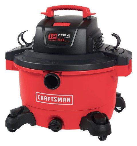 Photo 1 of ***TESTED, WORKS***   Craftsman CMXEVBE17594 12 Gallon 6.0 Peak HP Wet/Dry Vac
