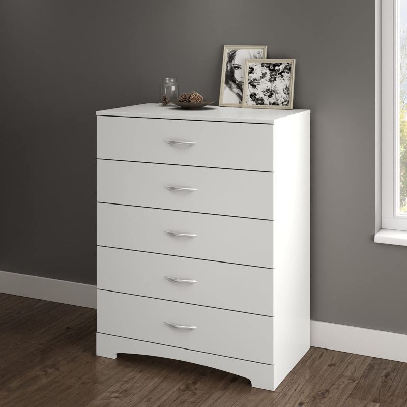 Photo 1 of (INCOMPLETE, DAMAGED)South Shore Step One 5-Drawer Chest, Pure White
